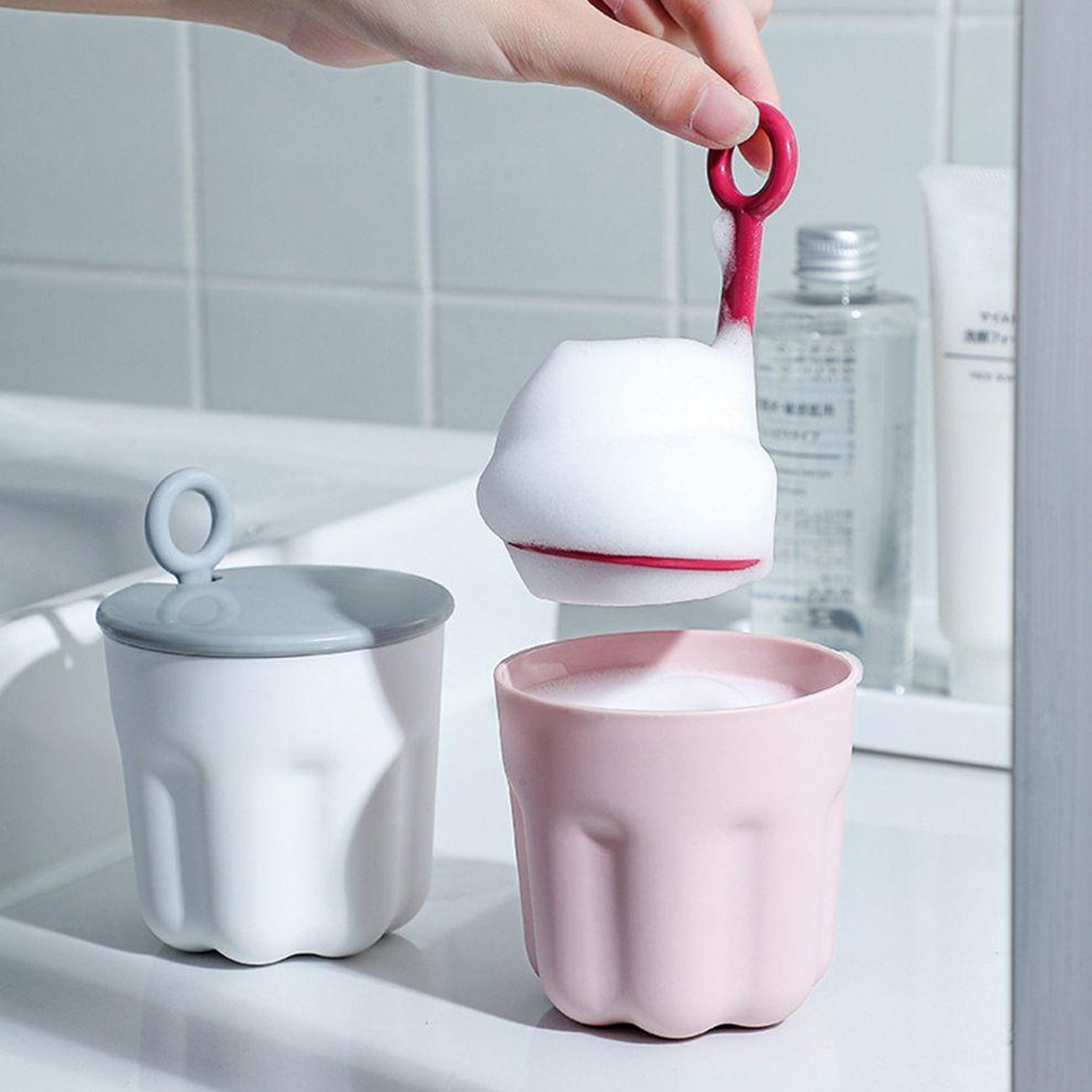 1155 Winter Facial Cleanser Foaming Shaker Washing Artifact Bubble Foaming Foaming Winter Summer Warm Fluffy DeoDap 1155 Winter Facial Cleanser Foaming Shaker Washing Artifact Bubble Foaming Foaming Winter Summer Warm Fluffy DeoDap